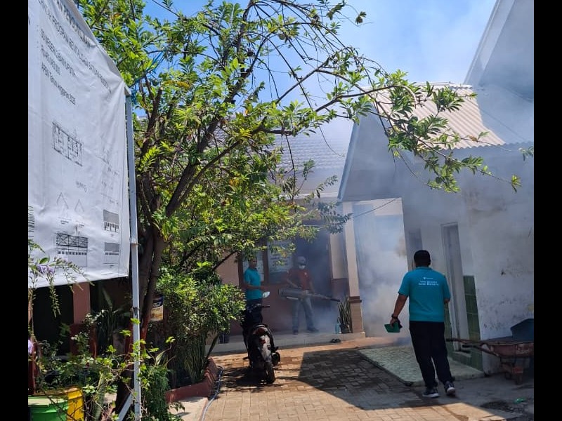 Pengendalian Vektor DBD melalui Pengasapan atau Fogging DBD