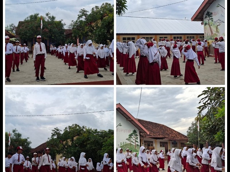 Kegiatan Pagi Ceria dan Upacara Bendera
